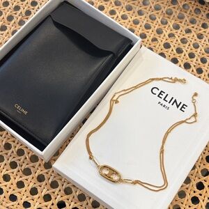Celine Triomphe Pendant Necklace NWT